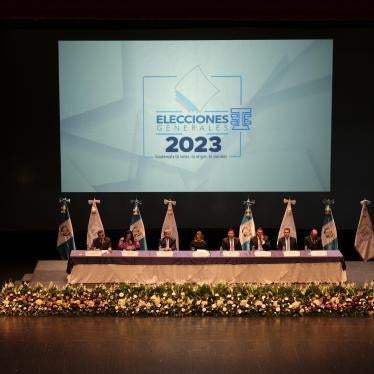 El Tribunal Supremo Electoral de Guatemala abrió el registro de candidatos para las elecciones generales de 2023 en Ciudad de Guatemala, Guatemala, 20 de enero de 2023.