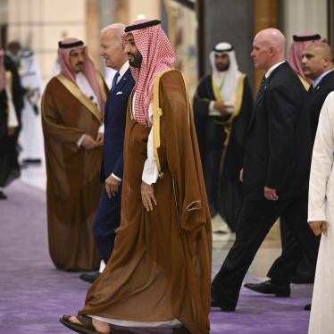 US President Joe Biden and Saudi Crown Prince Mohammed bin Salman in Jeddah, Saudi Arabia, 2022. 