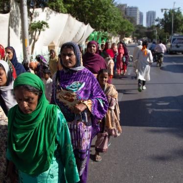 The Aurat March to end gender-based violence against women and transgender and non-binary people on International Women's Day, March 8, 2021 in Karachi, Pakistan. 