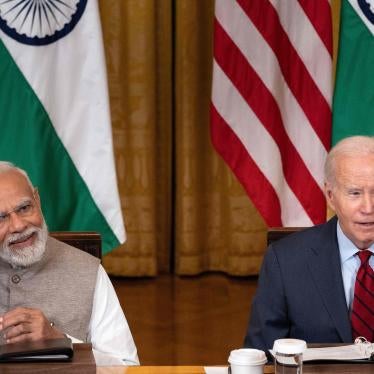 US President Joe Biden and India's Prime Minister Narendra Modi in the East Room of the White House in Washington, DC, June 23, 2023. 