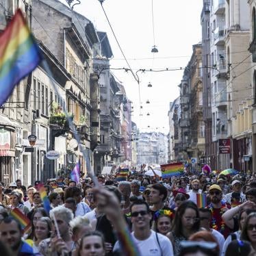 Pride parade in Budapest, Hungary, July 15, 2023.
