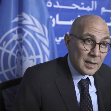High Commissioner for Human Rights Volker Türk speaks at a news conference in Khartoum, Sudan, November 16, 2022.