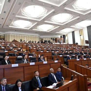 Kyrgyzstan’s parliament in Bishkek on November 17, 2022.