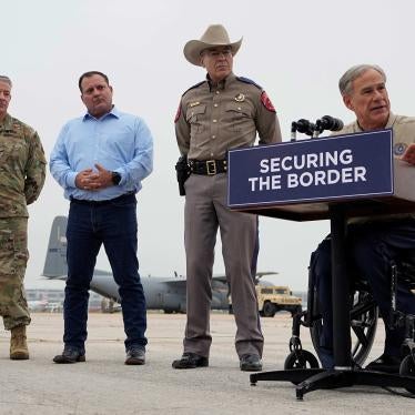 Governor Abbott holds a news conference. 
