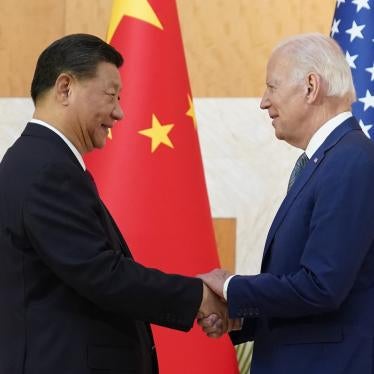 Chinese President Xi Jinping (left) and US President Joe Biden in Nusa Dua, Bali, Indonesia, November 14, 2022.