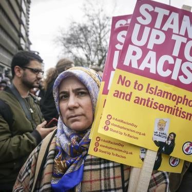 Thousands of anti-racist groups took to the streets marking the world against racism day of action, London, UK, March 16, 2019. 