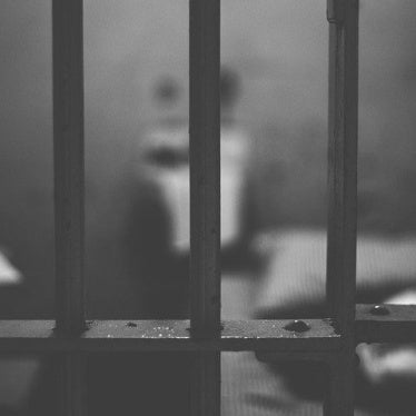 A photo of a prison cell.