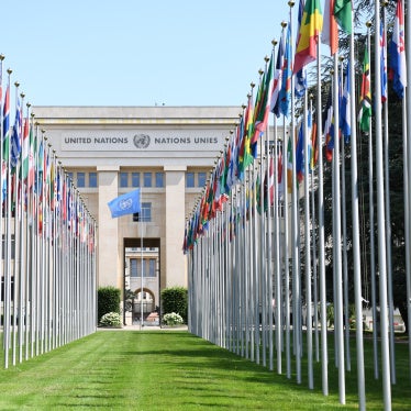 Palais des Nations in Geneva, Switzerland, June 16, 2025. 