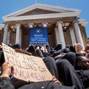 Demonstration against gender-based violence