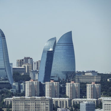  A view of Baku’s skyline, Azerbaijan, June 9, 2022. 