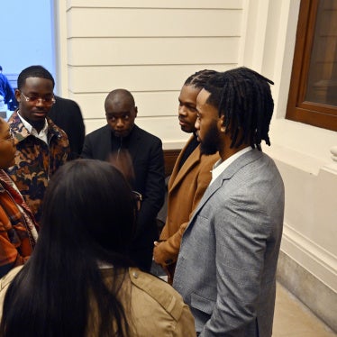 The grandchildren of Patrice Emery Lumumba during a session of the Brussels council chamber, in the case concerning the 1961 murder of  Lumumba the first elected Prime Minister of the DRC Congo, January 20, 2026.