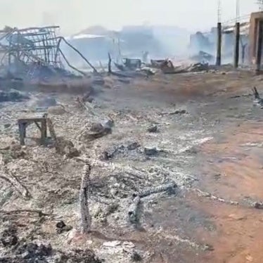 Screenshot of a video showing the aftermath of the January 6, 2026 military strike in Kokoloko, Niger.