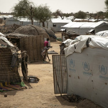 Shelters and tents at the Wendou 2 internally displaced persons camp in Dori, Burkina Faso, May 29, 2024. 