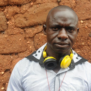 Maturin Kombo photographed in Tedoa, Central African Republic in 2014.