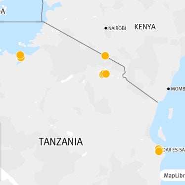 carte de la Tanzanie