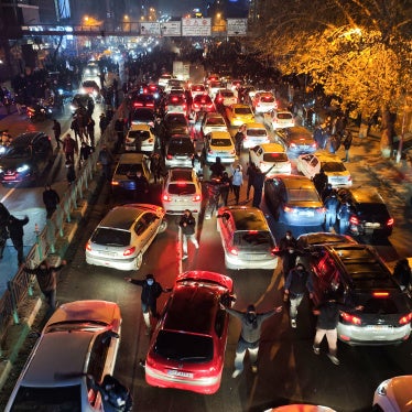 Protesters block a road in Tehran, Iran, January 8, 2026. 