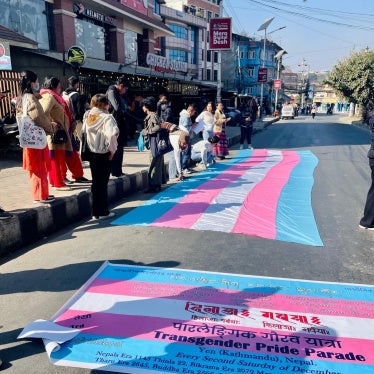 Preparations for trans rights march in Kathmandu