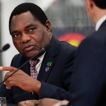Zambia’s President Hakainde Hichilema speaks at a high-level meeting in Angola, December 4, 2024.