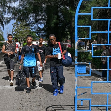 Inmates walk free from La Lima prison in Havana on April 3, 2026.