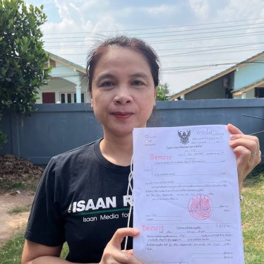 Hathairat Phaholtap, editor-in-chief of the Isaan Record.