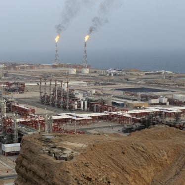 Natural gas refineries at the South Pars gas field on the northern coast of the Persian Gulf, in Asaluyeh, Iran, March 16, 2019.