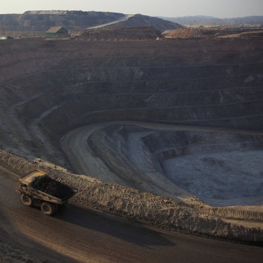 An open pit copper mine in Kolwezi, Democratic Republic of Congo, July 6, 2016. 