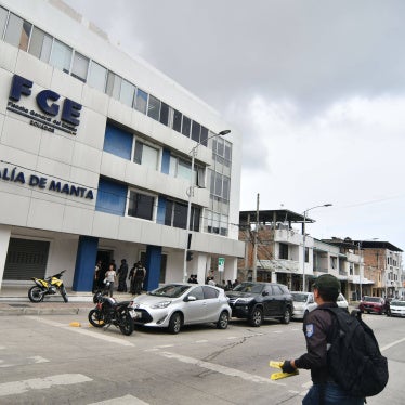 Offices of the Attorney General’s Office in Manta, Ecuador, January 29, 2024.