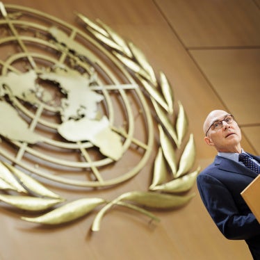United Nations High Commissioner for Human Rights Volker Turk during the opening of the 61st session of the UN Human Rights Council in Geneva, February 23, 2026. 