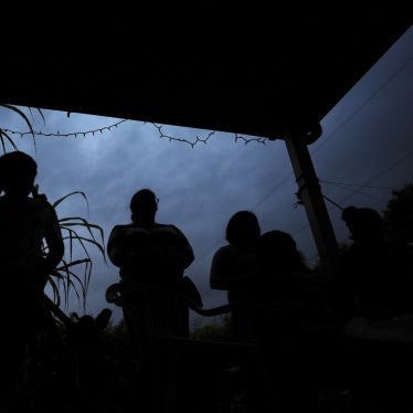 In Homestead, Florida, women and their children listen to an explanation of their legal rights and strategies for preparing their families if a parent is detained or deported,  January 17, 2025.