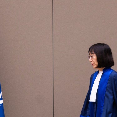 Judge Tomoko Akane at the International Criminal Court 
