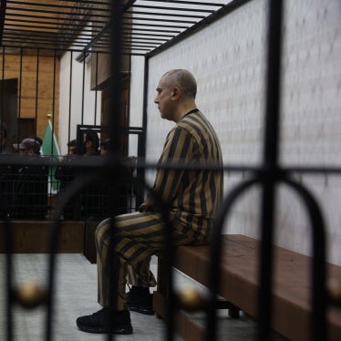 Atef Najib during a trial session at the Palace of Justice in Damascus, Syria, April 26, 2026.