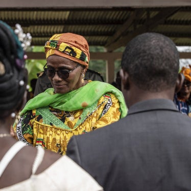 Marie-Thérèse Abena Ondoa, Minister of Women's Empowerment and the Family, at the International Day of Rural Women celebrations in Nguibassal, Centre Cameroon, October 17, 2022. 