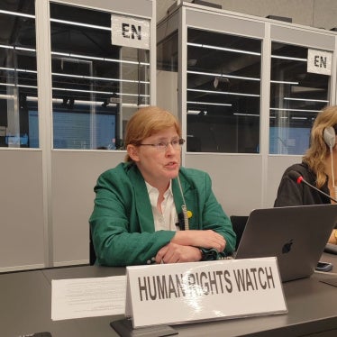 Bonnie Docherty delivered a statement at the Convention on Conventional Weapons Group of Governmental Experts on Lethal Autonomous Weapons Systems on September 1, 2026.