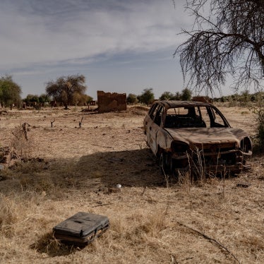  The remains of fighting in the abandoned village of Bakri, about 35 kilometers (22 miles) from El Fasher, Sudan, where homes and fields were left deserted after residents fled escalating violence across the region, February 24, 2026. 