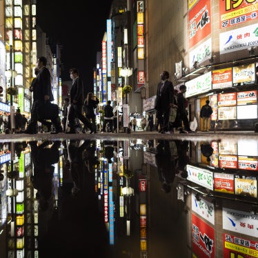 The Kabukicho entertainment district in Tokyo, Japan, October 1, 2021.