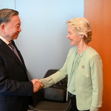 Vietnam’s leader To Lam meeting President of the European Commission Ursula von der Leyen during United Nations General Assembly meetings, September 24, 2024.