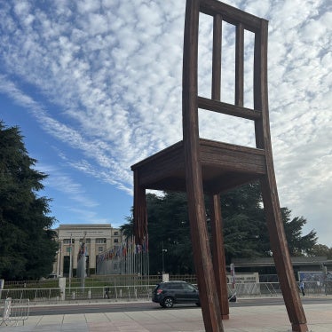 UN Broken Chair in Geneva