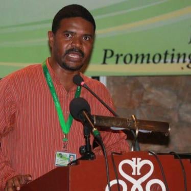 Hussein Khalid speaking at Kenya’s National Conference on Rights and Security. 