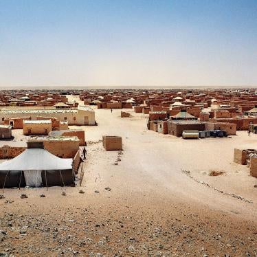 A Sahrawi refugee camp near Tindouf, Algeria, Tindouf.