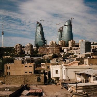 The Flame Towers are emblematic of new construction in Baku.