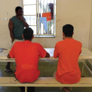 A 15-year-old boy and a 16-year-old boy detained in an adult detention facility.