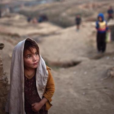 An Afghan girl