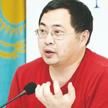 Kazakh activist Ermek Narymbaev.