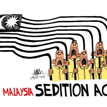 MALAYSIA: Hentikan Memperlakukan Kritikan Sebagai Suatu Jenayah