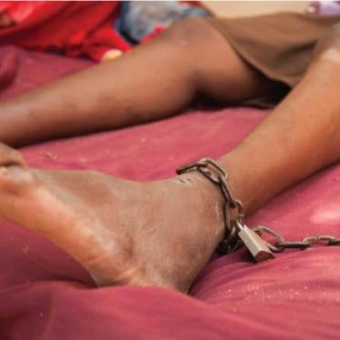  foot chained