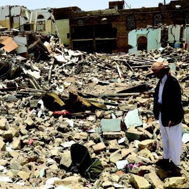 Destroyed house in Saada (Yemen)