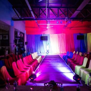 The venue for Uganda’s Pride 2016 pageant that police raided on August 4, 2016.