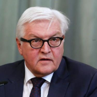 German Foreign Minister Frank-Walter Steinmeier attends a news conference after a meeting with his Russian counterpart Sergei Lavrov (not pictured) in Moscow, Russia, March 23, 2016.