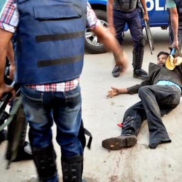 Mahbub Kabir, a marketing officer at a pro-Jamaat daily newspaper, was reportedly stopped by police on his way to work and shot in the leg on March 18, 2013.