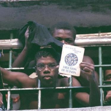Prisoners at the Carandiru Detention House, where 111 inmates died during a police crackdown, tell journalists that the incident was a 'massacre' and call for human rights groups to investigate conditions at the dangerously overcrowded jail, Brazil's larg